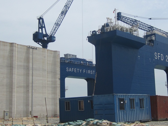 Son Duong port project progress till 5/2013