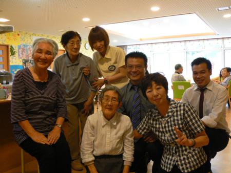 Leadership of NIBELC visits and works with IGL (Japan)